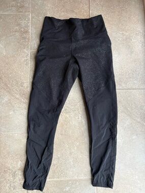 Fabletics Black Glitter Performance Leggings